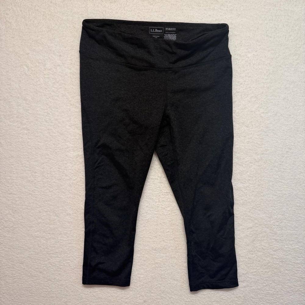 L.L. BEAN Women's Leggings Size Small regular 50+ UPF Dark Heather